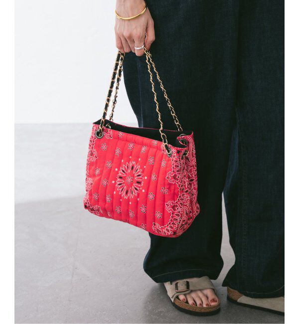 FRAMeWORK「MALUS/マリュス バンダナキルティングショルダーBAG」|ショルダー・メッセンジャー|