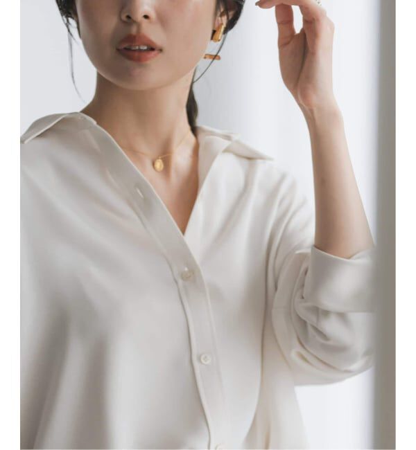 NOBLE「《追加》シーズンカラープレーンシャツ」|シャツ・ブラウス|