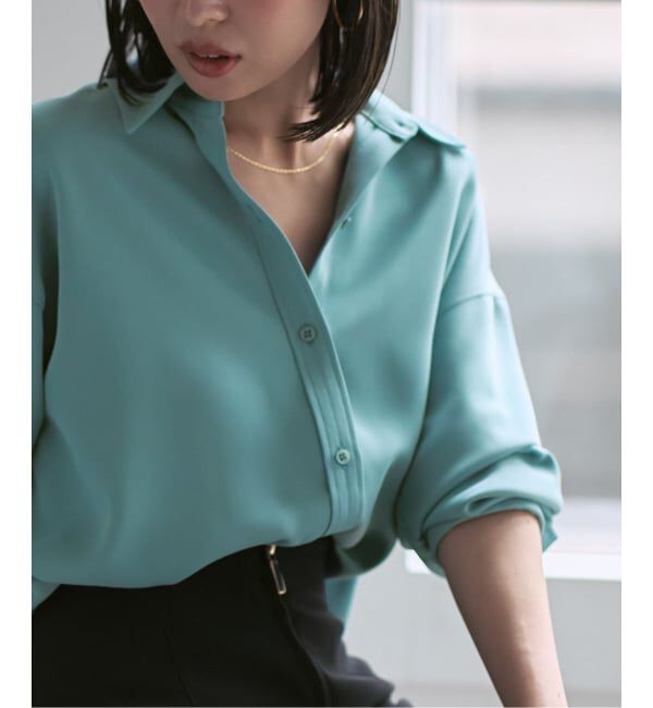 NOBLE「《追加》シーズンカラープレーンシャツ」|シャツ・ブラウス|