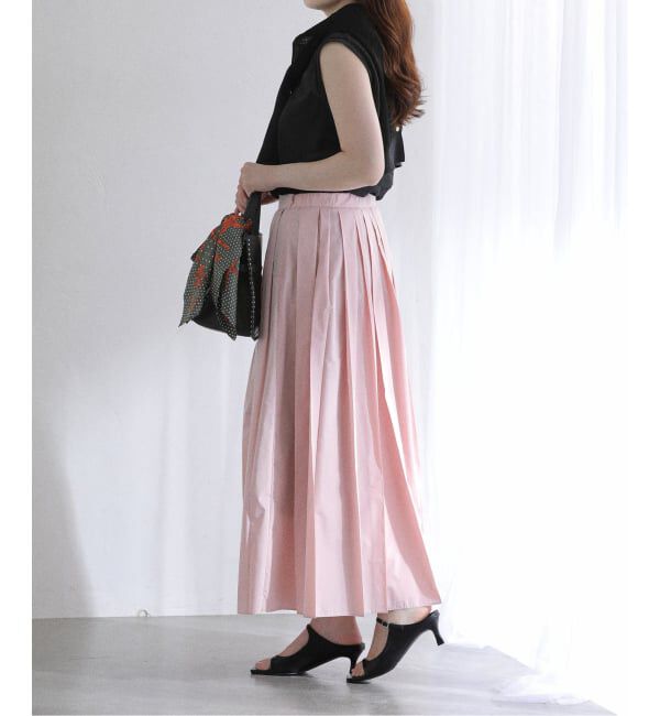  「【洗える】タフタプリーツスカート」|スカート|