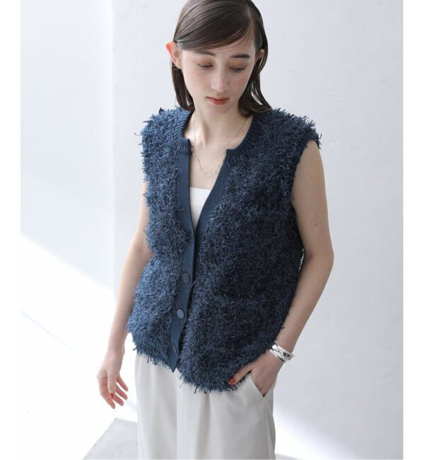  「【洗える】フェザーベスト」|ベスト・ジレ|