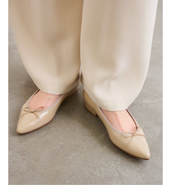  「≪追加≫ポインテッドエナメルバレエ」|バレエシューズ|