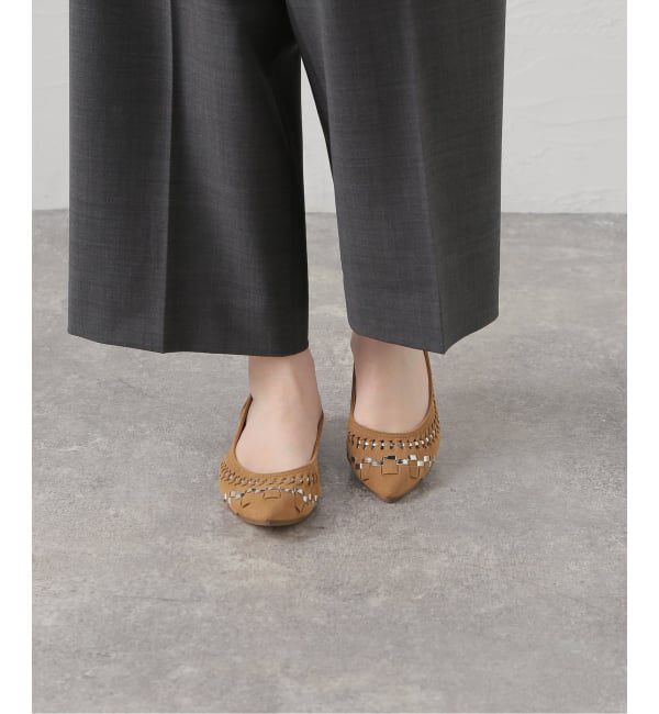  「≪追加≫ポインテッドサシメッシュフラット」|バレエシューズ|