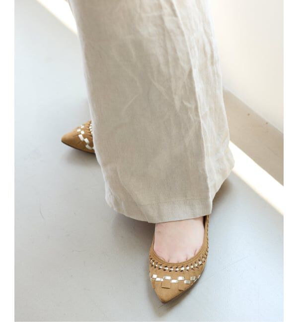  「≪追加≫ポインテッドサシメッシュフラット」|バレエシューズ|