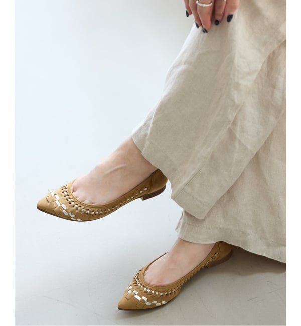  「≪追加≫ポインテッドサシメッシュフラット」|バレエシューズ|