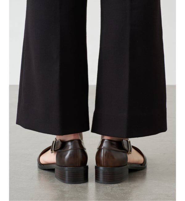 GRISE「GRISE3cmクロスストラップマニッシュ」|ローファー|