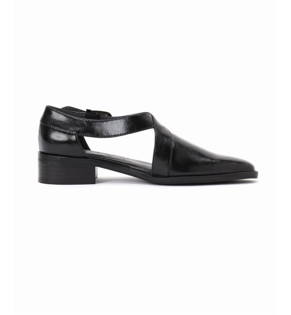 GRISE「GRISE3cmクロスストラップマニッシュ」|ローファー|