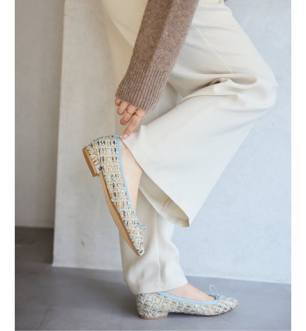  「ポインテッドツイードバレエ」|バレエシューズ|