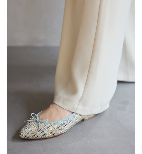  「ポインテッドツイードバレエ」|バレエシューズ|