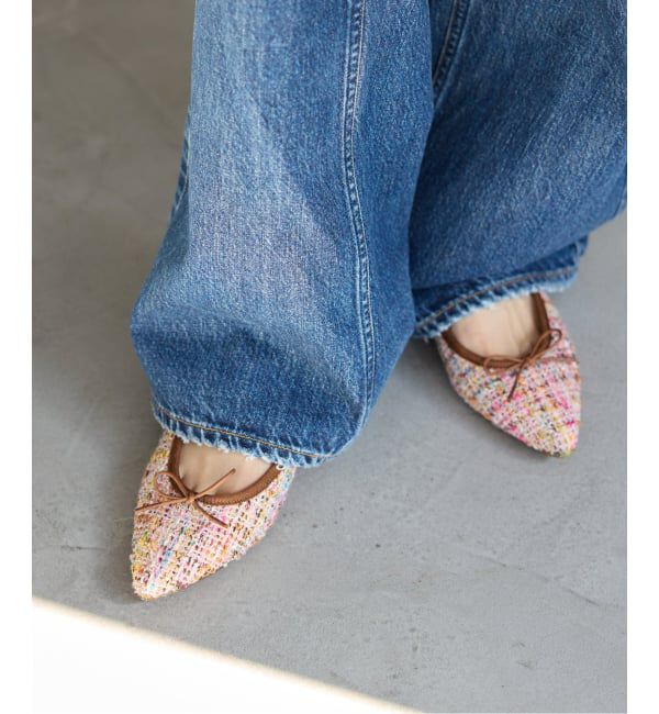  「ポインテッドツイードバレエ」|バレエシューズ|