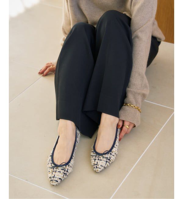  「ポインテッドツイードバレエ」|バレエシューズ|