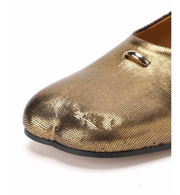 GRISE「GRISE3cmレザーCURVYバレリーナ」|バレエシューズ|