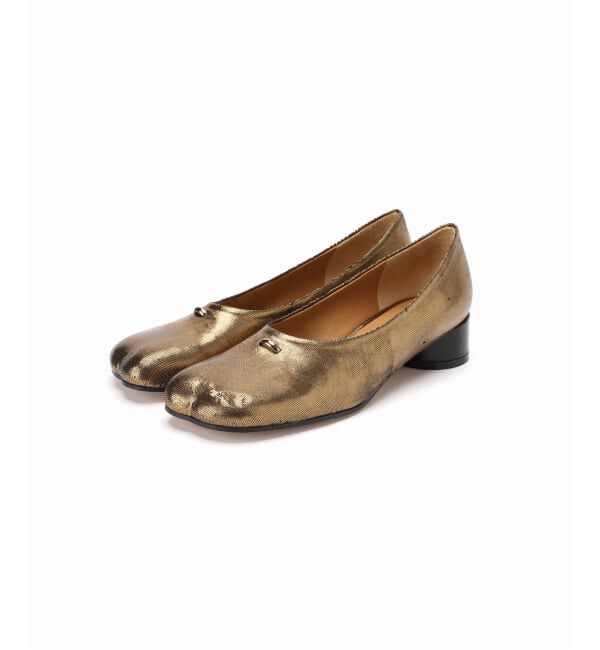 GRISE「GRISE3cmレザーCURVYバレリーナ」|バレエシューズ|