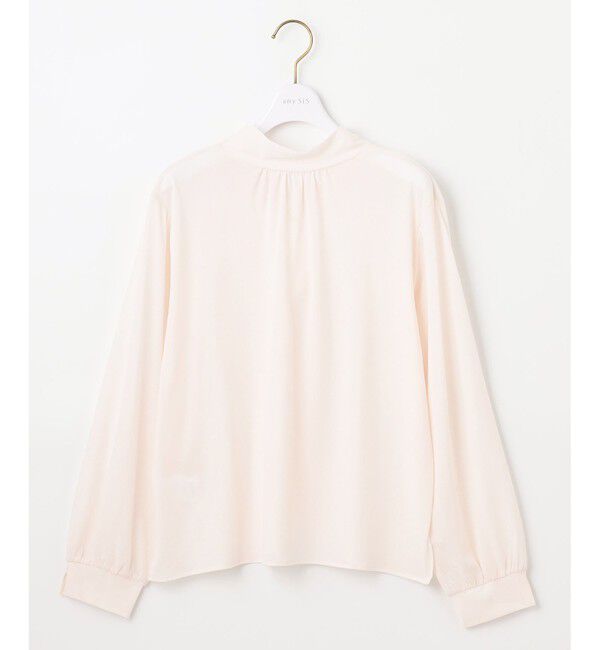 ANY SIS「【前後着用可能】シアー2WAYボウタイ プルオーバー」|シャツ・ブラウス|