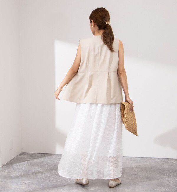 NOLLEY'S「2WAYカットジャガードドッキングワンピース」|ワンピース|