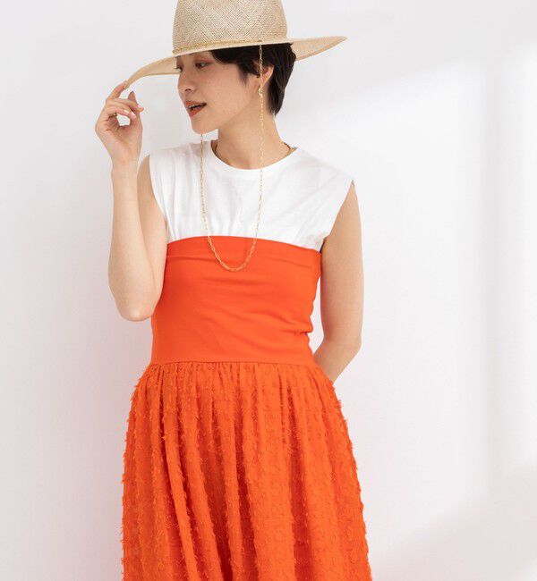 NOLLEY'S「2WAYカットジャガードドッキングワンピース」|ワンピース|