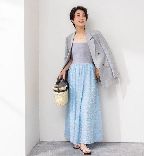 NOLLEY'S「2WAYカットジャガードドッキングワンピース」|ワンピース|