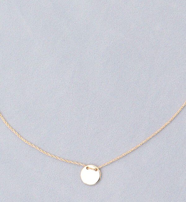 NOLLEY'S「【grace grace/グラスグラス】ラウンドプレートネックレス」|ネックレス|