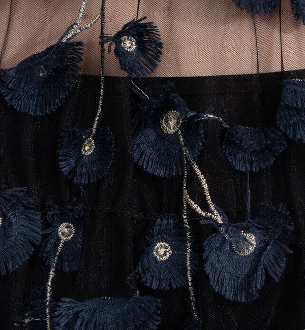 NOLLEY'S「《セットアップ対応》ウォッシャブルチュール刺繍2WAYブラウス」|シャツ・ブラウス|