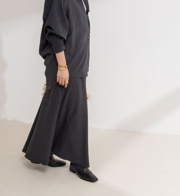 NOLLEY'S「《セットアップ対応》ウォッシャブルMannishスカート」|スカート|