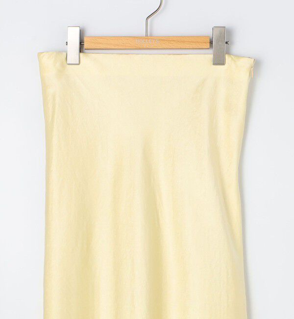 NOLLEY'S sophi「《オールシーズン対応》ウォッシャブルブライトサテンナロースカート」|スカート|