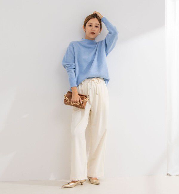 NOLLEY'S「ウォッシャブル裏起毛イージーワイドパンツ」|その他|