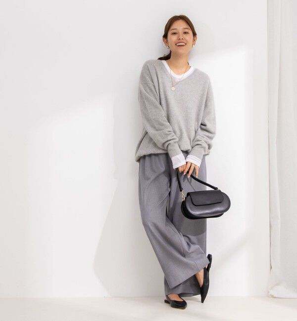 NOLLEY'S「《セットアップ対応》ウォッシャブル両面起毛イージーワイドパンツ」|その他|