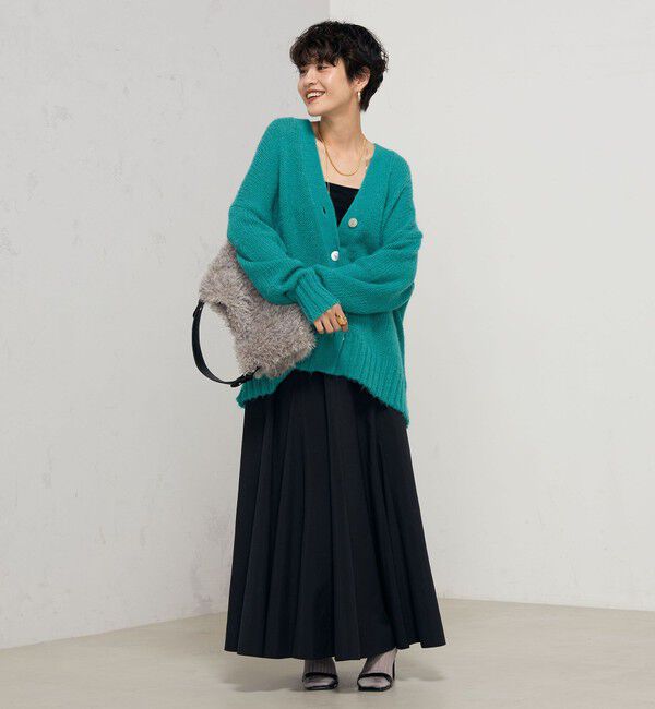 NOLLEY'S「《手洗い可能》アルパカMIX Vネックカーディガン」|カーディガン|