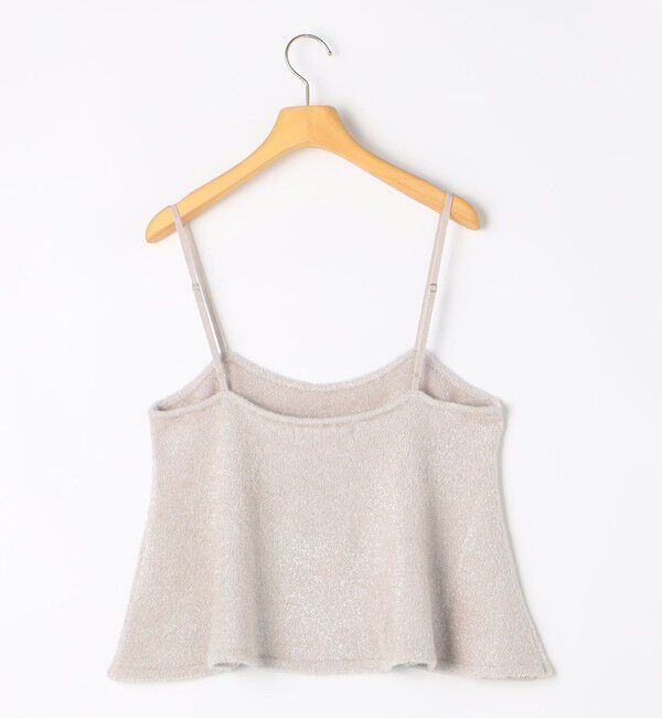 NOLLEY'S sophi「《セットアップ対応》《手洗い可能》キラキラフェザーフレアビスチェ」|ニット・セーター|