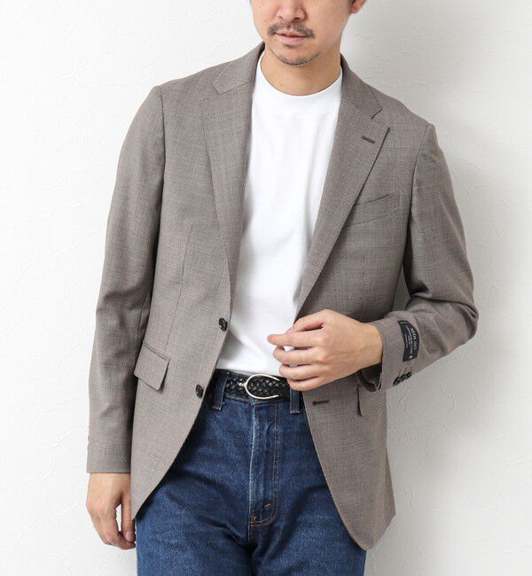 NOLLEY'S goodman「《ビジカジ対応》IMPORT FABRIC JACKET 25SS」|テーラードジャケット|
