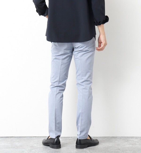NOLLEY'S goodman「《ビジカジ対応》綿麻COOLMAX スリムフィットパンツ 25SS」|チノ|