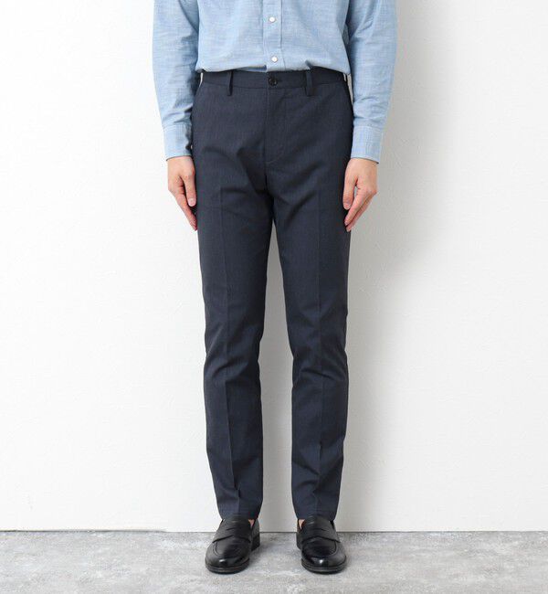 NOLLEY'S goodman「《ビジカジ対応》綿麻COOLMAX スリムフィットパンツ 25SS」|チノ|