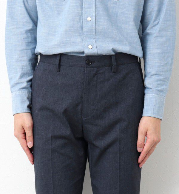 NOLLEY'S goodman「《ビジカジ対応》綿麻COOLMAX スリムフィットパンツ 25SS」|チノ|