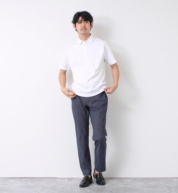 NOLLEY'S goodman「《ビジカジ対応》シルケットスムース ドレスポロ ビズポロ 25SS」|ポロシャツ|