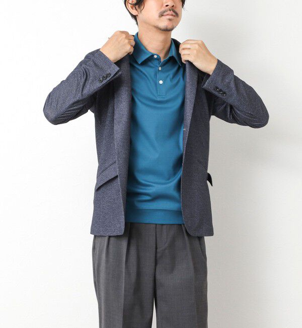 NOLLEY'S goodman「《ビジカジ対応》シルケットスムース ドレスポロ ビズポロ 25SS」|ポロシャツ|