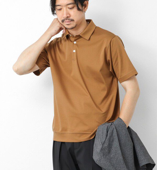 NOLLEY'S goodman「《ビジカジ対応》シルケットスムース ドレスポロ ビズポロ 25SS」|ポロシャツ|