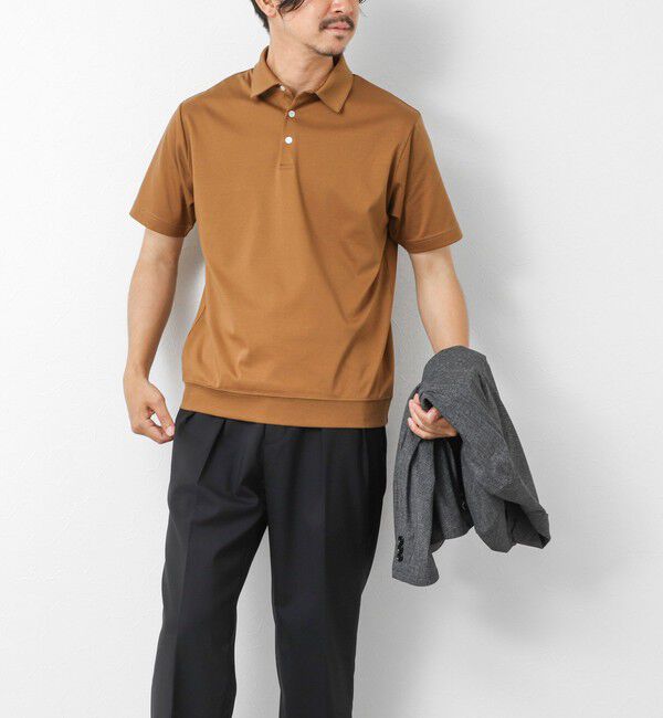 NOLLEY'S goodman「《ビジカジ対応》シルケットスムース ドレスポロ ビズポロ 25SS」|ポロシャツ|