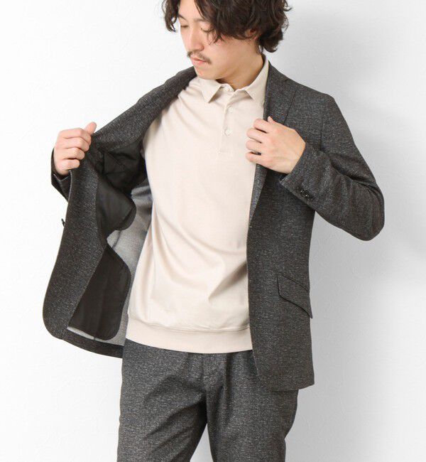 NOLLEY'S goodman「《ビジカジ対応》シルケットスムース ドレスポロ ビズポロ 25SS」|ポロシャツ|