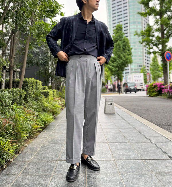 WORK ABOUT「NSN アジャスター付2タックスラックス 25SS」|スラックス|