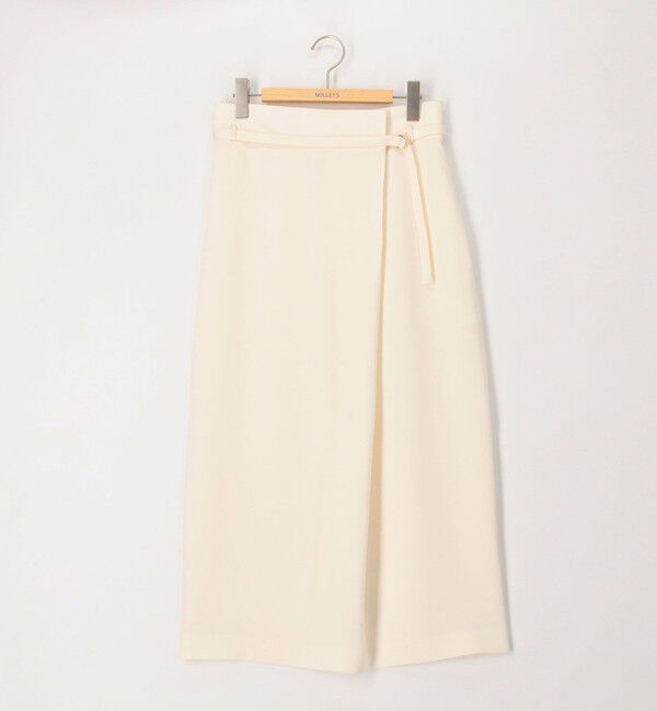 NOLLEY'S「ウォッシャブル片タック タイトミディスカート」|タイト|