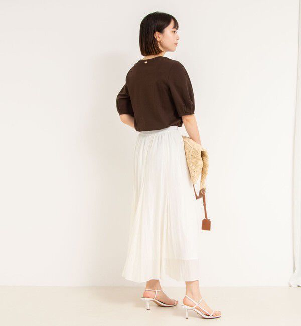 NOLLEY'S「高機能 LA＋スムース5分袖プルオーバーカットソー」|Tシャツ・カットソー|