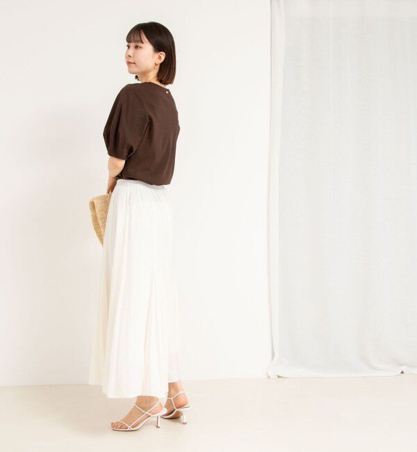 NOLLEY'S「高機能 LA＋スムース5分袖プルオーバーカットソー」|Tシャツ・カットソー|