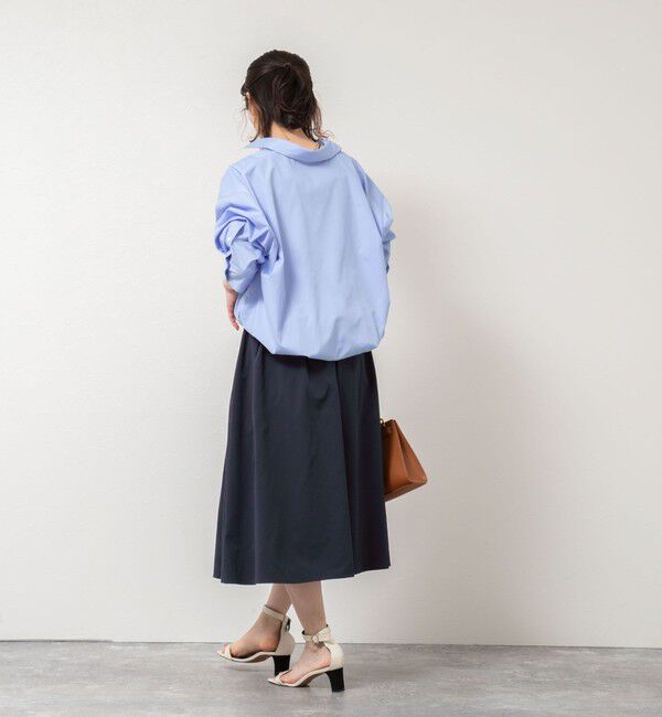 NOLLEY'S「ウォッシャブルライトウェザータック&ギャザースカート」|スカート|