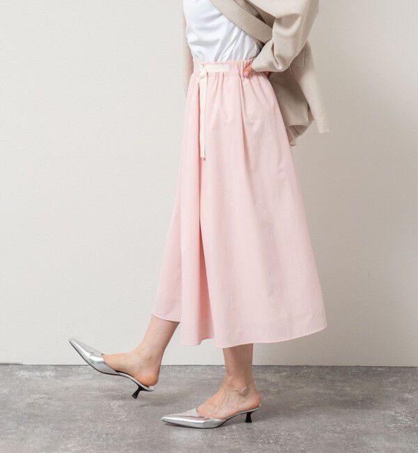 NOLLEY'S「ウォッシャブルライトウェザータック&ギャザースカート」|スカート|