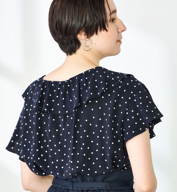 NOLLEY'S「2wayラッフル衿ブラウス」|シャツ・ブラウス|