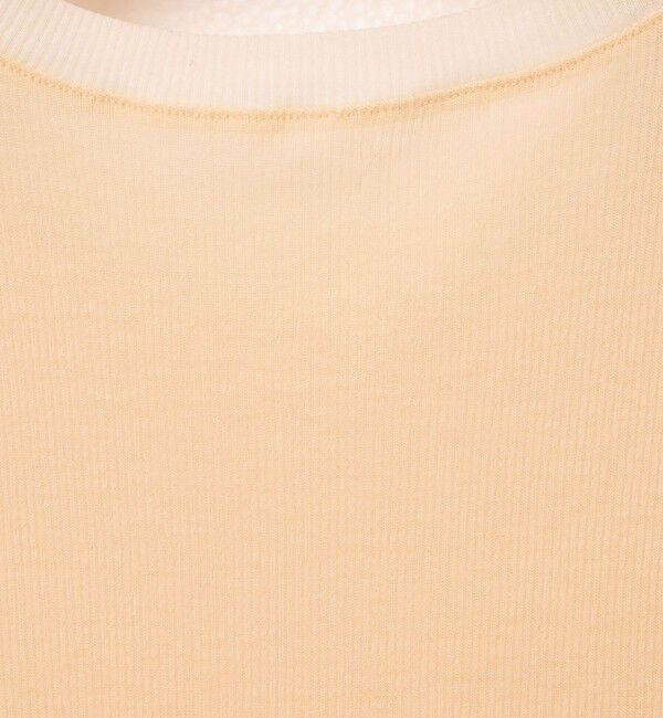 NOLLEY'S sophi「シアー配色トリミング半袖Tシャツ」|Tシャツ・カットソー|