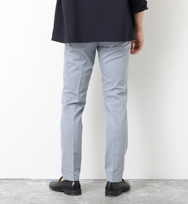 NOLLEY'S goodman「《ビジカジ対応》【COOLMOTION】シャークスキン 接触冷感スリムフィット 25SS」|チノ|