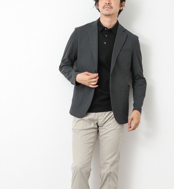 NOLLEY'S goodman「《ビジカジ対応》【COOLMOTION】シャークスキン 接触冷感スリムフィット 25SS」|チノ|