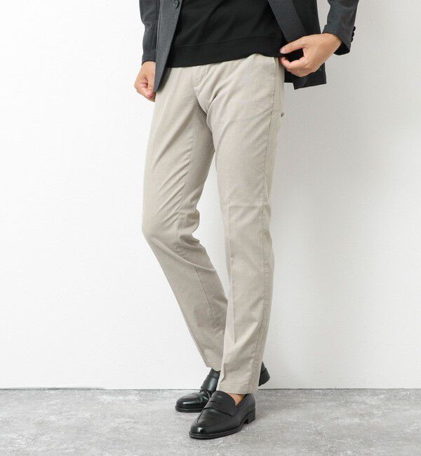 NOLLEY'S goodman「《ビジカジ対応》【COOLMOTION】シャークスキン 接触冷感スリムフィット 25SS」|チノ|