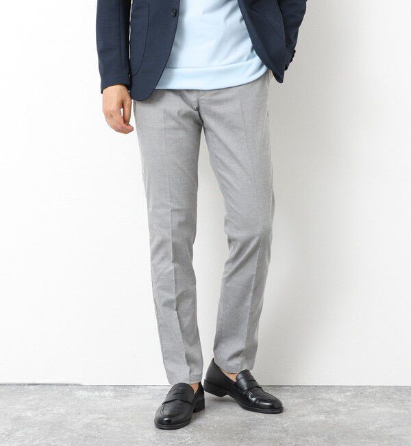 NOLLEY'S goodman「《ビジカジ対応》【COOLMOTION】シャークスキン 接触冷感スリムフィット 25SS」|チノ|